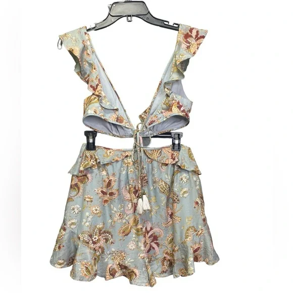 Zimmermann Pavilion Flounce‎ Playsuit